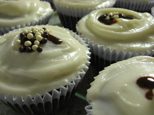 Cupcakes de capuccino