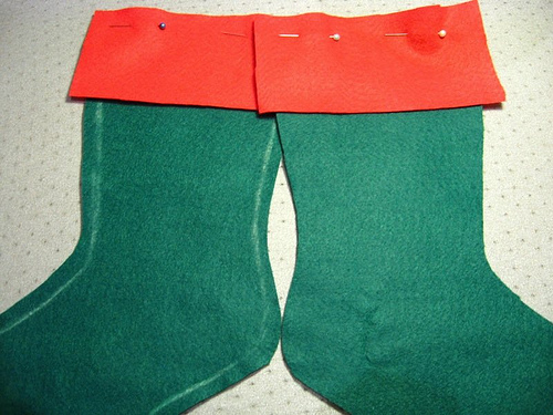 Botinhas de feltro