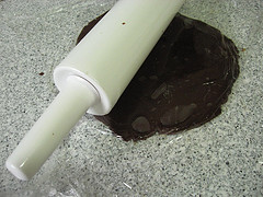 Biscoitos de chocolate recheados