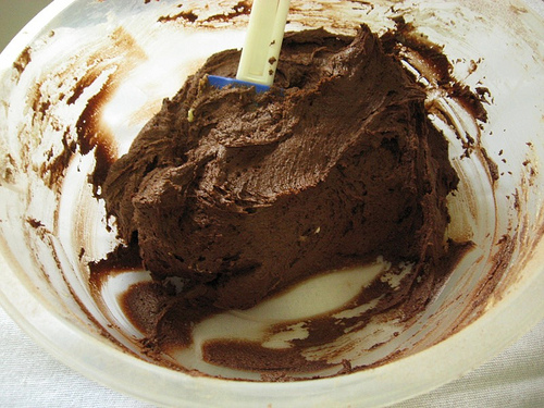Biscoitos de chocolate recheados