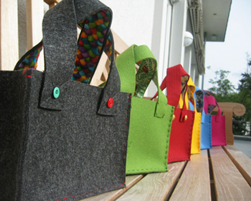 Bolsa de feltro