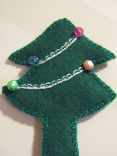Árvore de Natal de feltro