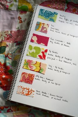Caderno de retalhos