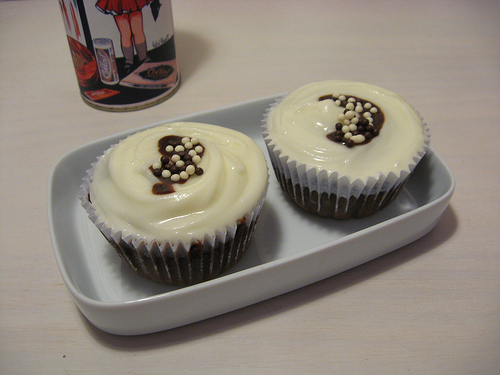 Cupcakes de capuccino