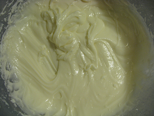 Cupcakes de capuccino: cobertura de cream cheese