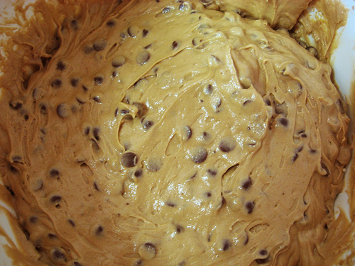 Cookies de soja: massa