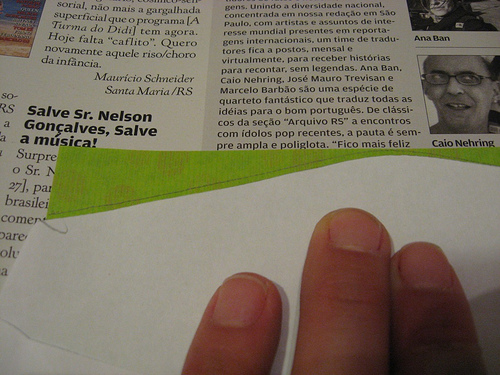 Envelope e cartão de páscoa